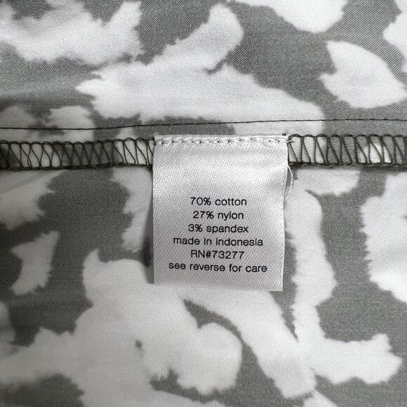 Elizabeth & James Oversize Ruffled Button Front Shirt Dress XS Sage Green Print - Picture 10 of 11